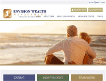 Tablet Screenshot of envisionwealth.net
